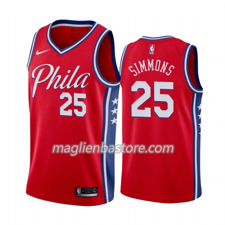Maglia NBA Philadelphia 76ers Ben Simmons 25 Nike 2019-20 Statement Edition Swingman - Uomo